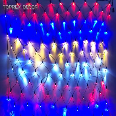 China 2.0mm PVC copper wire lights TOPREX DECOR 4 RGWB color led fishing neat fairy lights diwali outdoor ip65 for sale