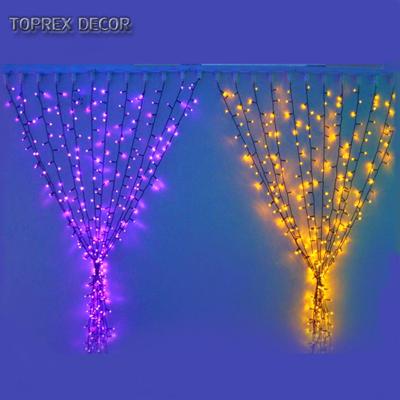 China High brigtness LED chip TOPREX DECOR 110v 220v window lights led rain curtain light for weddings for sale