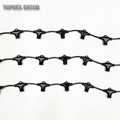 China TOPREX String Lights TOPREX DECOR 10m With 10pcs Splitter T-shaped Connector For Toprex Curtain String Lights for sale