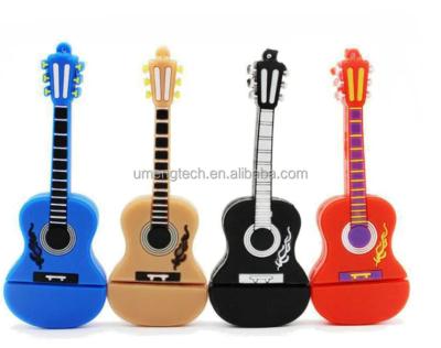 China Silicone Musical Instrument Pen Drive Violin USB Flash Drive Cartoon Pendrive 4gb 8gb 16gb 32gb 64gb Guitar for sale