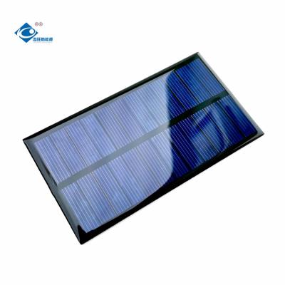 China 6V High Efficiency Poly Mini Epoxy Solar Panel 0.95W Customized Mini Portable Solar Panels ZW-11060-6V for sale