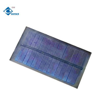 China Customized 7.5V Transparent Glass Solar Panel ZW-11060-G Mini Portable Solar Panels Charger 0.8W Te koop