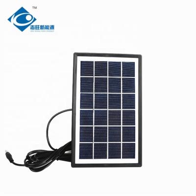 China Glas ZW-3W-6V-2 lamellierte transparentes tragbares Kraftwerk des SonnenkollektorLadegeräts 6V 3 Watt zu verkaufen