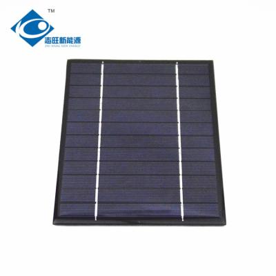 China 3W Poly high power photovoltaic solar panel 0.5A Epoxy Resin Solar Panel  ZW-170130 6v small solar panel for sale