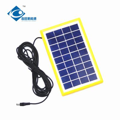 China 9V 3W solar panel photovoltaic ZW-3W-9V-1 Glass Laminated Solar Panel for portable solar charger for sale