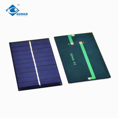 China Epoxidharz-Sonnenkollektor 6V 0.8W für Hauptmachtsonnensystem ZW-9055-6V leichtes Silikon Solar-PV-Modul zu verkaufen