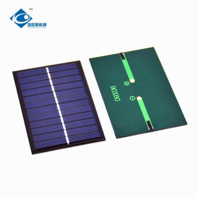 China 0.65W 6V poly cristalline bipv solar panel ZW-9060 Lightweight Silicon Solar PV Module 0.11A for sale