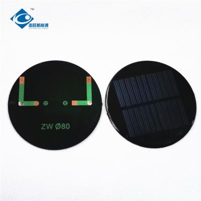 China 0.5W Small Size Solar Panel 5.5v Solar Panel With Battery ZW-R80-2 energy saving solar for sale