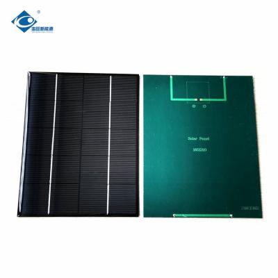 China 6W 5V Mono Epoxy Resin Adhesive Solar Panel ZW-210165-M Customized Portable Solar Panel Charger for sale