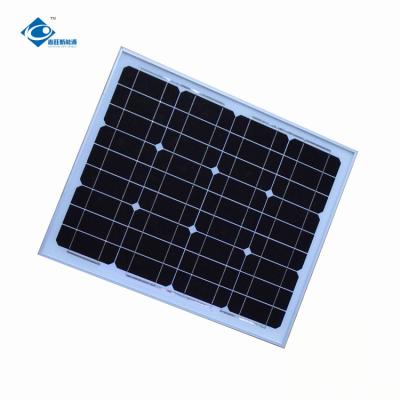 China 18V 30W Reinforced Integrated Solar Panel ZW-30W-18V-2 Mini Mono Solar Energy Systems Charger for sale