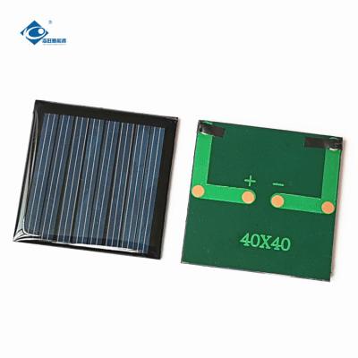 China 4V flexibele de batterijlader 0.15W 40X40X2.5mm van zonnepaneel lichtgewicht minizonnepaneel zw-4040 Te koop