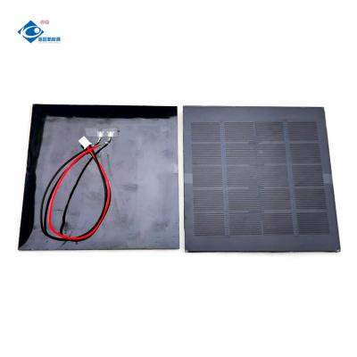 Cina 1.7W Portable Glass Solar Panel Charger ZW-120120 Poly Glass Paminated Solar Panels 5V 350mA in vendita