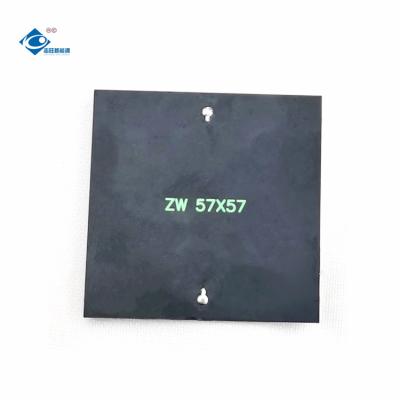 China ZW-5757-PET PET Laminated Poly Small Size Solar Panel 0.37W Thin Film Semi-flexible Solar Panel 3.5Volt for sale