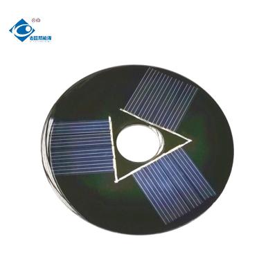 China 9V Customized sharp solar panel 0.5W for solar home lighting system ZW-R90-1 mini solar panel battery charger for sale