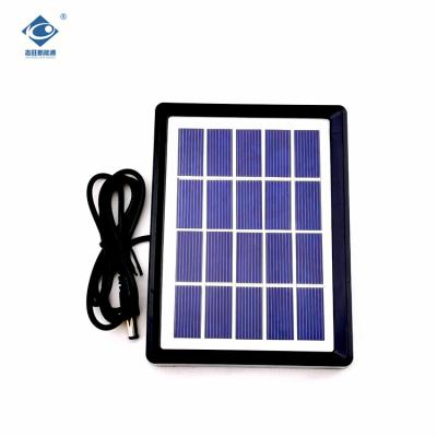 China 5V Portable Mini Outdoor Camping Solar Panel ZW-1.3W-5VM Mini Home Solar Power Charger System 1.3W for sale