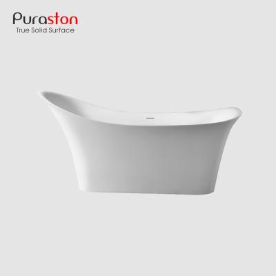 China Puraston modern hot sale artificial marble stone bathtub for quality projects for sale