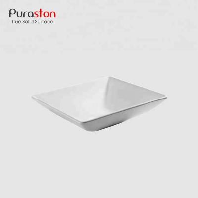 China Puraston Industrial Small Size 100 Acrylic Bathroom Wash Hand Basin for sale