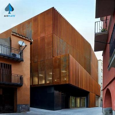 China ACEPLATE modern aluminum building material facade panel sun canopy for exterior wall decoartion for sale