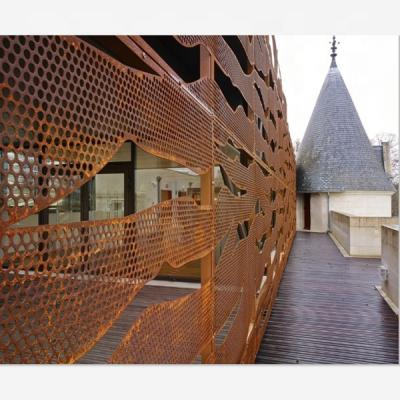 China Modern ACEPLATE Rust Exterior Aluminum Material Wall Panel For Exterior Decoration for sale