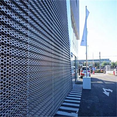 China Aluminum Wall Facade ACEPLATE 2.5mm Corrugated Wall Cladding Metal Roofing Sheet For Shop 4s for sale