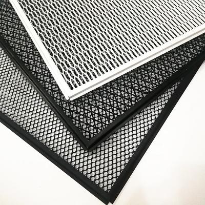 China Plain Weave ACEBOND 3.0mm Aluminum Plates Decorative Ceiling Panel Metal Mesh For Wall Decoration for sale