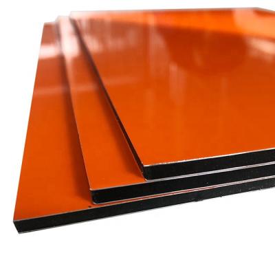 China Red Color Indoor Outdoor ACP High Glossy Aluminum ACEBOND Composite-Plastic Panel Acm for sale