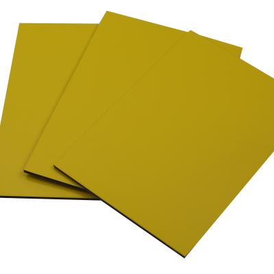 China ACEBOND Indoor Outdoor Aluminum Panels Ginger Color 4x8 3mm Compound Nano Sheet With Good Price for sale