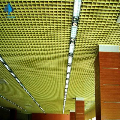 China Artistic Ceilings ACEPLATE Open Cell False Ceiling System Aluminum Ceiling Grid For Mall Decoration for sale