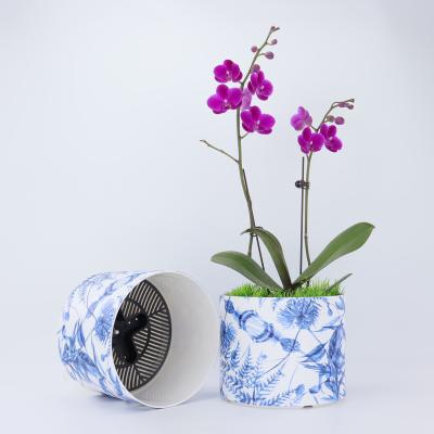 China Wholesale Minimalist Econo 7 Inch Living Room Bulk Plastic Upright Flower Pot For Living Room Bedroom for sale