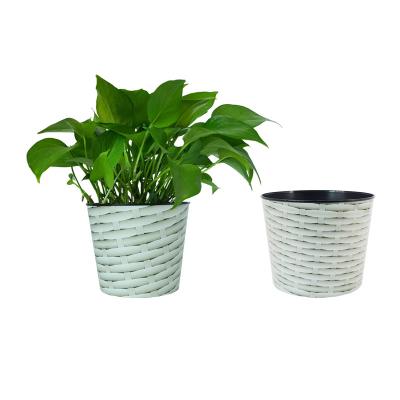 China 6 inch modern minimalist style plastic flower pot gardening planting pot for sale