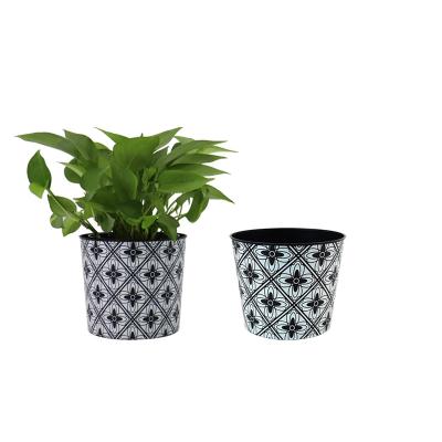 China Minimalist Flower Pots, Family Balcony Decoration Plant For Garden Planting Plastic Flowerpot In Marking Mold Not To Support Daily for sale