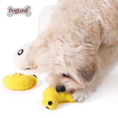 China Factory Durable Plush Dog Toys Eco Friendly Squeaky Dog Set Sustainable Plush Factory Interactive Toy for sale