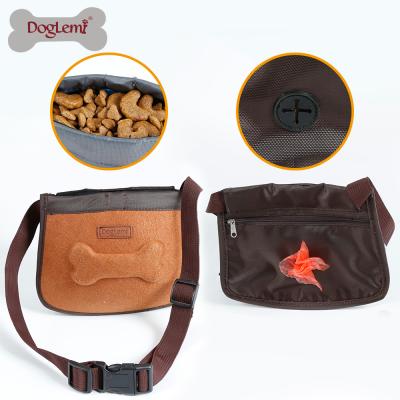 China Viable Pet Food Pouch Doglemi Dog Travel Food Small EVA Bag Bone Dog Treat Pouch for sale