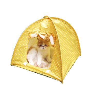 China Viable Cat Tent Cat Foldable Toy Tent Collapsible Cat Toy Tent for sale