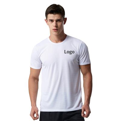 China Anti-Wrinkle Mens Gym Muscle T-shirt Fitness Workout Tops Use Wholesale Men's Short Sleeve T-shirt for sale