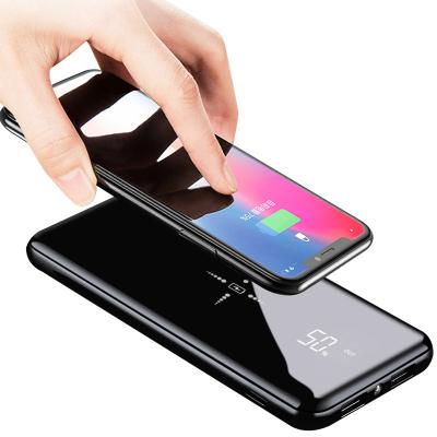 China Radio Charging New 10000mAh Fast Charging Wireless Bank, Portable Polymer Battery Power 2020 Power Bank for sale