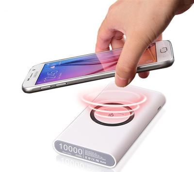 China Consumer Electronics Fast Portable Wireless Power Banks Support 10000MA Charging Charger Mobile Radio Power Bank for sale