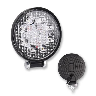 China Automobile Lamp 27w Led Work Light Round Auto Led Headlight Led Work Driving Light Offroad Led Work Light for sale