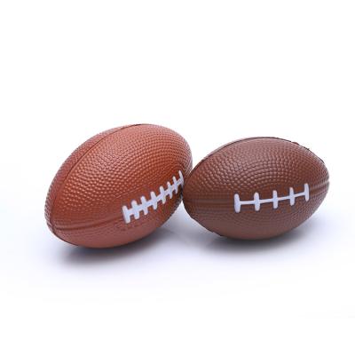 China Soft Toy Custom Color Size Shape Rugby Therapy Stress Ball for sale