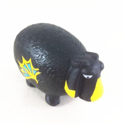 China Anti-stress Soft Custom Colors Sheep Toy Ball Animal PU Foam Toys for sale