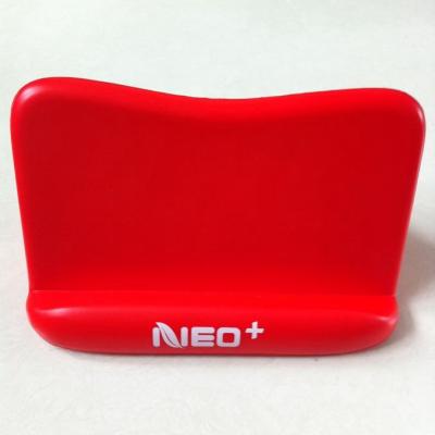 China Red Laptop Flexible Stand PU Polyurethane Foam Stand Promotion Gift for sale