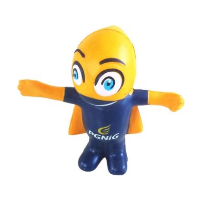 China Character Toys Coat Man PU Toy Character Anti-stress Toy for sale