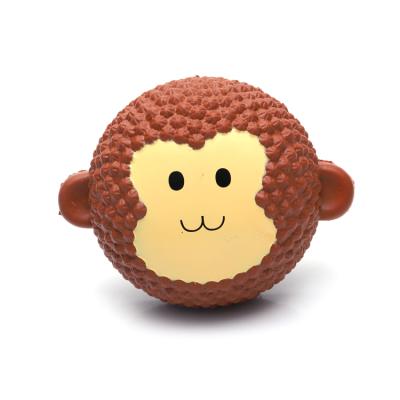 China Animal/Cake/Other Shape Custom Wholesale Chocolate OEM Monkey Cake Food Toys Squishy Stressball for sale