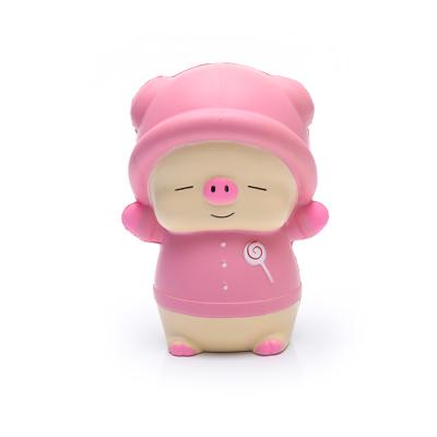 China Wholesale Home Pig Home Cheap Pink Doll Custom Decoration Slow Rising Squishy Toys for sale