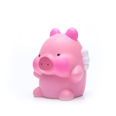 China Animal / Cake / Others Custom Design Giant Pink Flying Pig PU Toys for sale