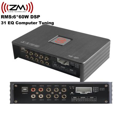 China Auto Car Amplifier Sound Design Tuning Dsp Control PC Software Car Audio Amplifier 6 Channel for sale