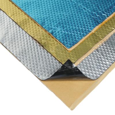 China MODERN Car Sound Mat Butyl Automotive Aluminum Foil Noise Insulation Deadening Butyl Audio Sheet For Car for sale