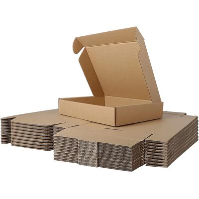 China Recycled Materials Mixed Color Brown Small Cute Foldable Packaging Box Cosmetic Gift Box for sale