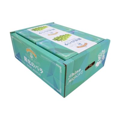 China Recyclable Two-in-One Corrugated Cardboard Maker Custom Color Personalized Form Box Fruit Packaging Shipping Cardboard For Agriculture for sale