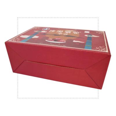 China Custom Packaging Box Logo Fresh Fruit Corrugated Kraft Paper Packaging Paper Box Recyclable for sale